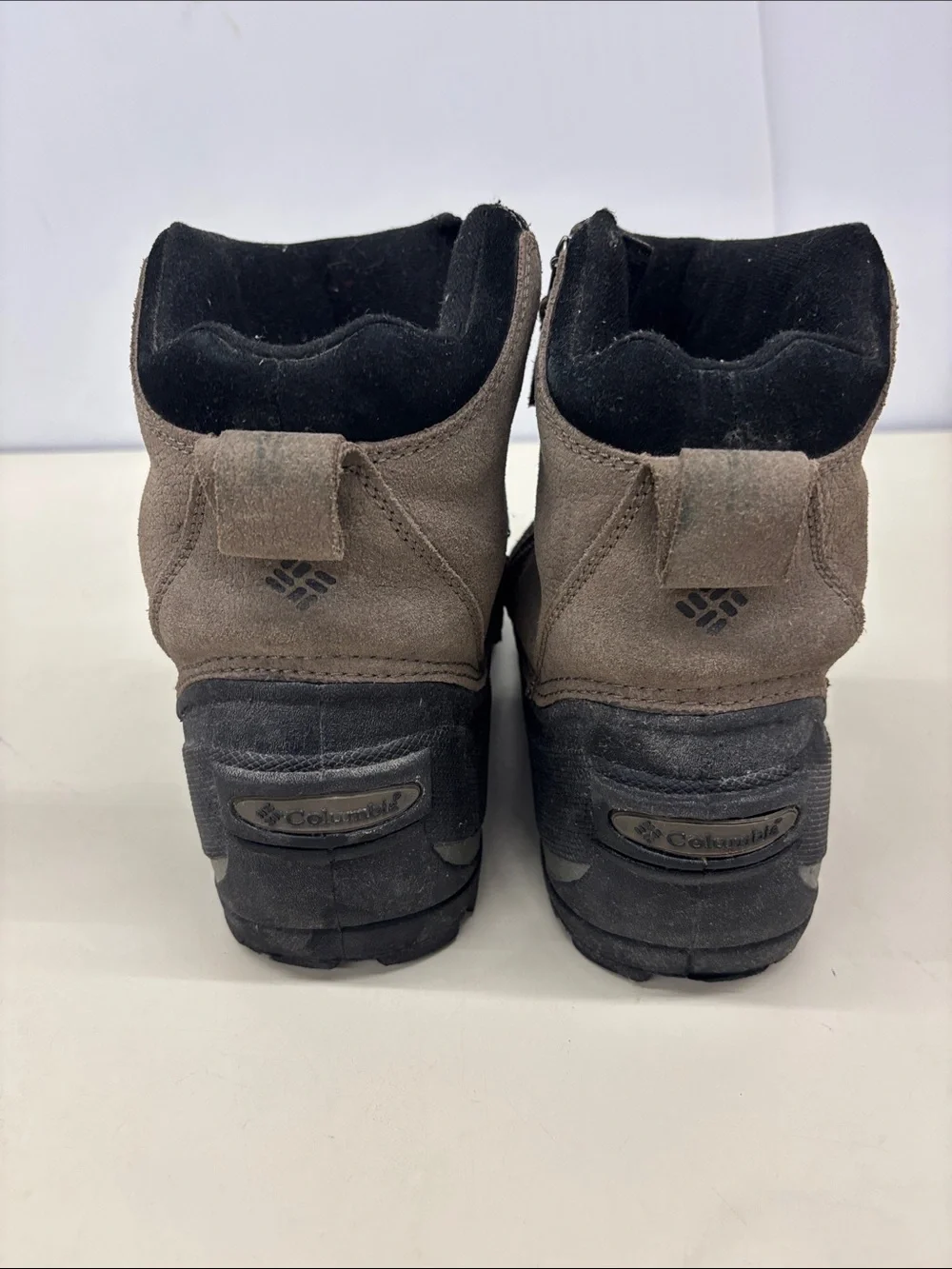 Columbia Men's Brown and Black Waterproof Snow Boots